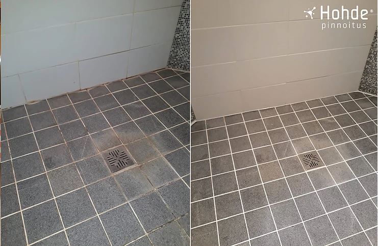 epäpuhtauksien puhdistaminen kylpuhuoneesta